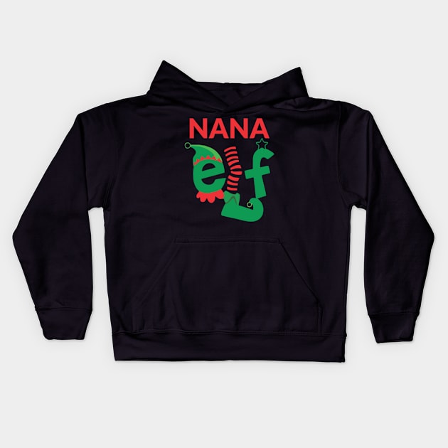 Nana Elf Kids Hoodie by D3monic